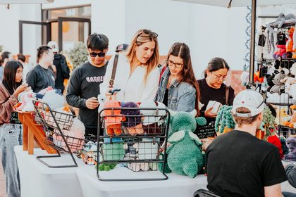 Photo from a Dreamers Markets pop-up event