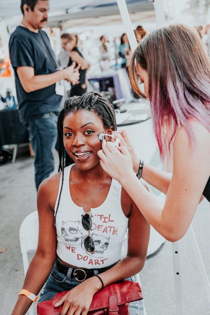 Photo from a Dreamers Markets pop-up event